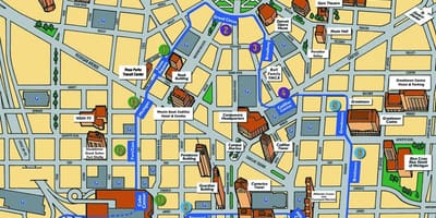 Detroit turizmo žemėlapyje